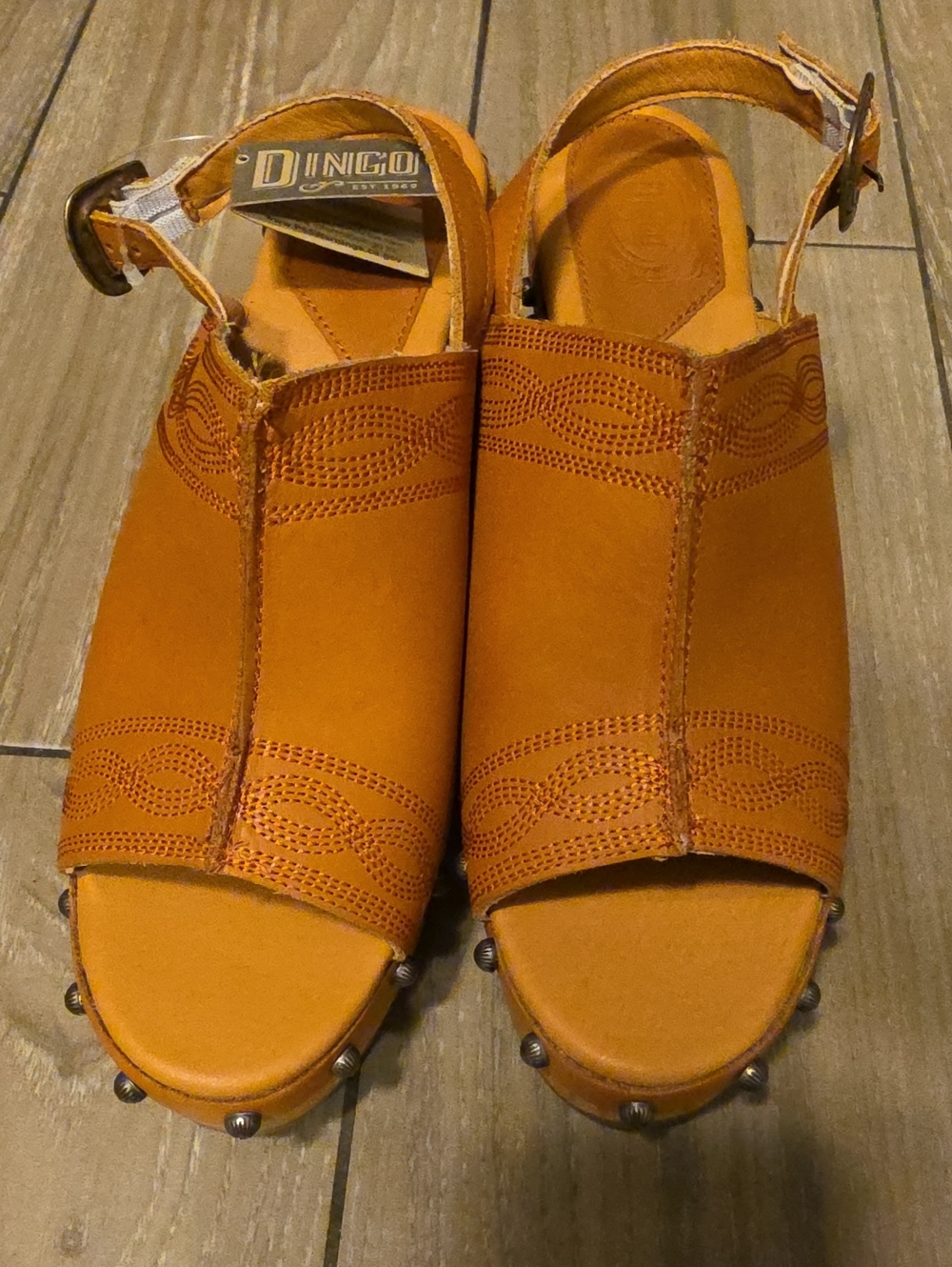 Dingo Women's Clover Wooden Sandals